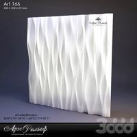Гипсовая 3d панель 166 от Арт Рельеф