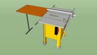 DeWalt Table Saw with Outfeed Table