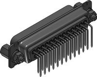 HV PCB Connector - 25 Pin - Male