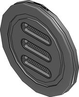 25D3-L100, 75 Pin Feedthrough on a LF100 Flange