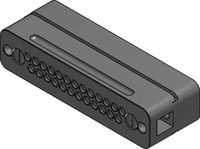 UHV Connector Macor Ceramic- 25D - Male