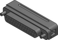 UHV Connector Macor Ceramic- 25D - Female