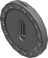 25D-600, 25-Pin Feedthrough on a 6.00 CF Flange