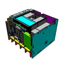 XT7 4p Withdrawable Circuit Breaker and Fixed Part