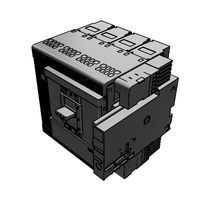 XT5 4p Withdrawable 400A Circuit Breaker + Fixed Part