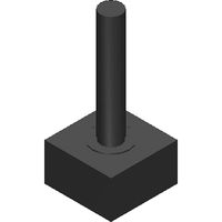 Baseplate Mounted Carbon Steel Bollards