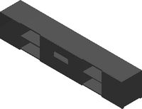 Auxiliary Cabinet for Twin Desks and Cushion for Auxiliry Cabinets