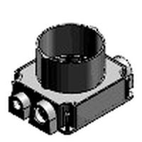 68-HP-CI Round Cast Iron Floor Box