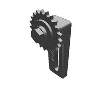 ADJUSTABLE CHAIN TENSIONER TFR1 AC with idler sprocket AC
