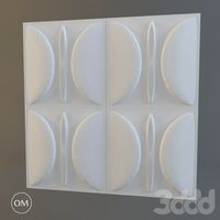 "ОМ" 3d wall panel "Artpole", Adel