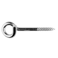 Curved ceiling hook, wooden thread