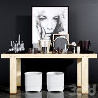 Decorative console table set - 2