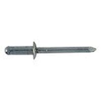 Blind rivet, round pan head, sleeve: galvanised steel, blue passivated (A2K), mandrel: galvanised steel, blue passivated (A2K)