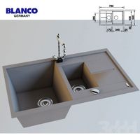 Мойка Blanco Metra 6S compact Смеситель Blanco Tera_2012