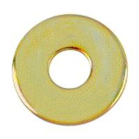 DIN 9021 (ISO 7093) - 140 HV - zinc-plated (A2C), yellow