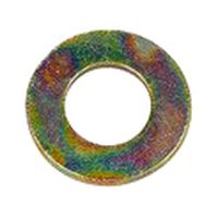 DIN 125 B (ISO 7090) - 140 HV - zinc-plated (A2C), yellow