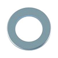 DIN 433 (ISO 7092) - 140 HV - zinc-plated (A2K), blue passivated