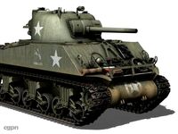 M4A3 Sherman - 75mm - Mid production3d model