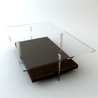 Contemporary Table Glass Top 23d model