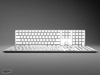 07 Apple keyboard3d model