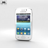 Samsung Galaxy Young White3d model