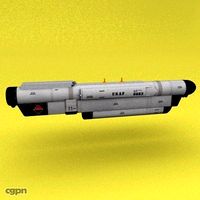 AN/ALQ-184 Electronic Attack Pod3d model