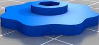 Rueda regulación cama by latriplec