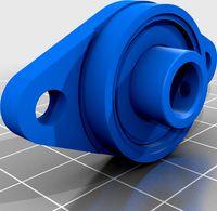 Zinc Alloy Pillow Block Flange Bearing KFL08 ID-8mm by TinkerJohn