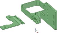 Sensor Holder with Cable support tube by digi-fox
