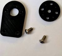 3dsets Buggy Servo Arm for Round Servo adaptor by skippdk