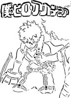 Katsuki Bakugo stencil 2 by Longquang