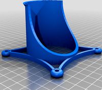 Optimized space saving headphones screen bracket by Z_le_magicien