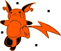 026 Raichu stencil by Longquang