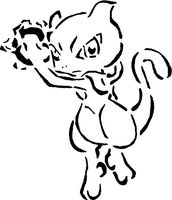 Mewtwo stencil 2 by Longquang