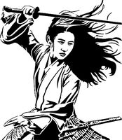 Mulan stencil 2 by Longquang