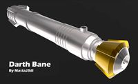 Darth Bane's Lightsaber by Mastaj3di