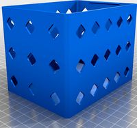 Caja perforada con tapa (perforated box) by Quiquin