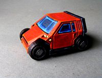Retro futuristic car 3 by Pietia