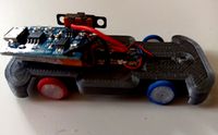 Hotwheels car with motors by hunterpav