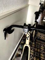 Bicycle front reflector holder for Garmin aero handlebar mount by VT30