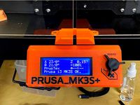 BiColor LCD cover for MK3S+  by Trierscheid