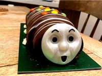 Thomas The Caterpillar Cake by Null_Hypothesis