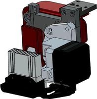 CR10S pro Omniadrop mounting plate and dragchain for X Axis by Nusel