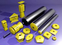 tube cap and roller axle factory by kakiemon