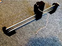 2 rod Y axis Remix of cnc router by Krzysztof Nowak by Gagdet