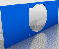 CR10 Bottom panel box modification for a 120mm fan by alexkid64