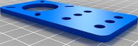 Nema 17 mount plate by vinnyy88