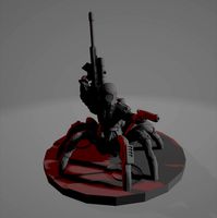 Cyber Drider Sniper by Ellie_Valkyrie