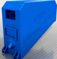 FiBo Small Lids with Hygrometer and Top Feed Ports - Base Clamp Option by AlwaysTinkering