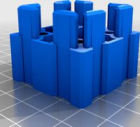 20mm 40x40 extrusion insert for BIQU BX TFT by krudoy316